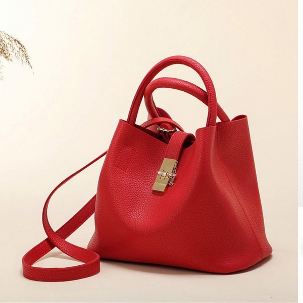 🛍Clarissa blush faux leather bag - Picture 2 of 7